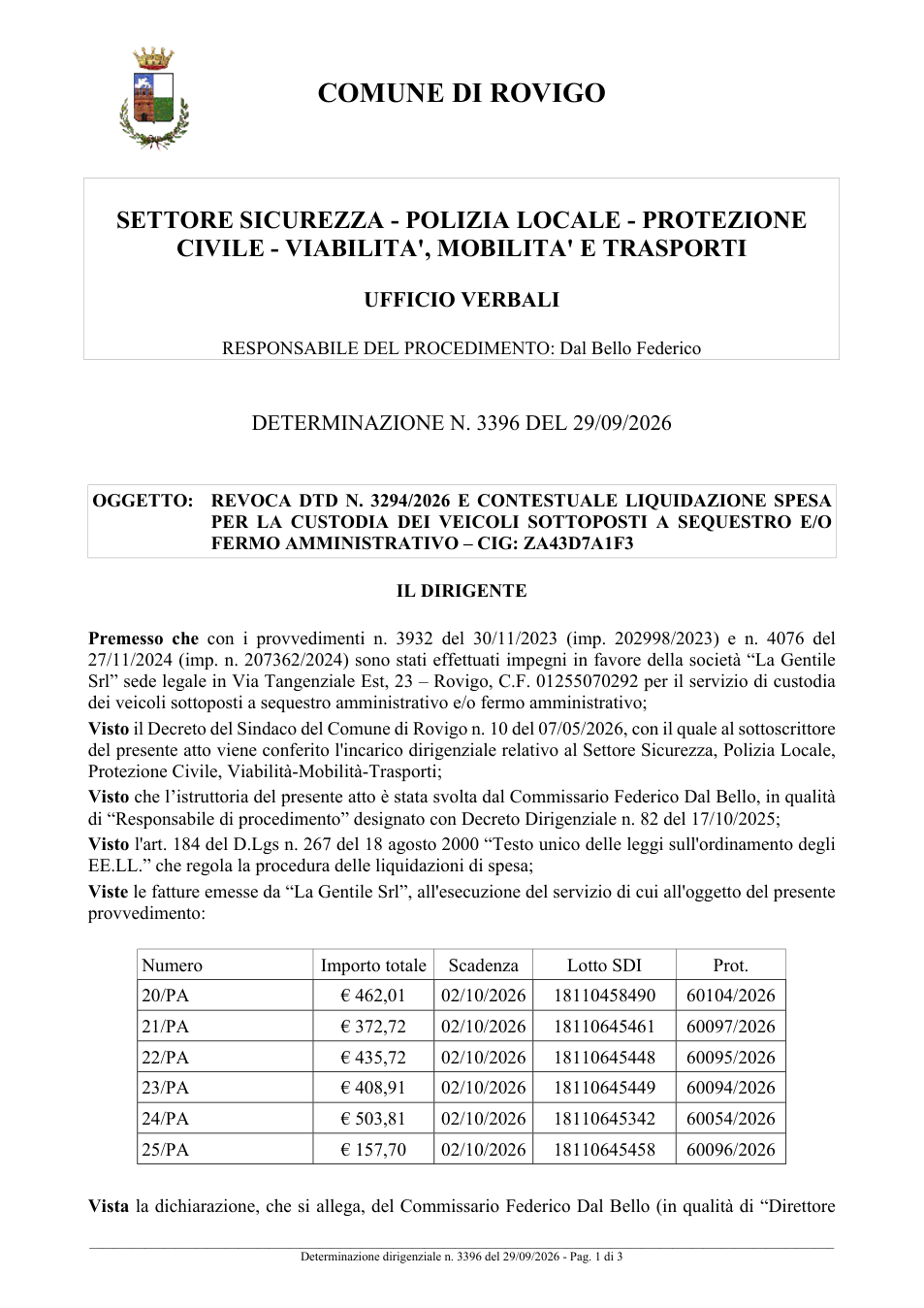 Pagina 1 del documento