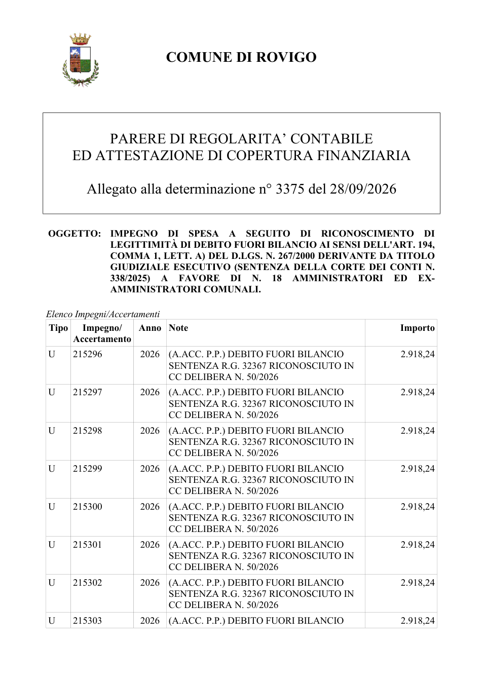 Pagina 1 del documento