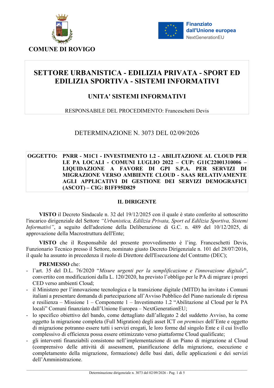 Pagina 1 del documento