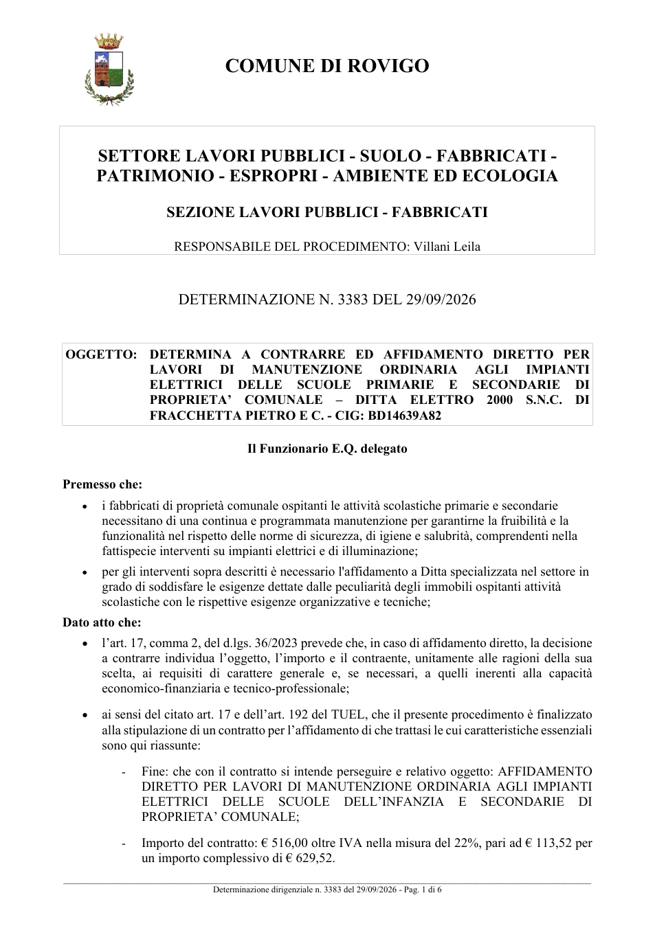 Pagina 1 del documento