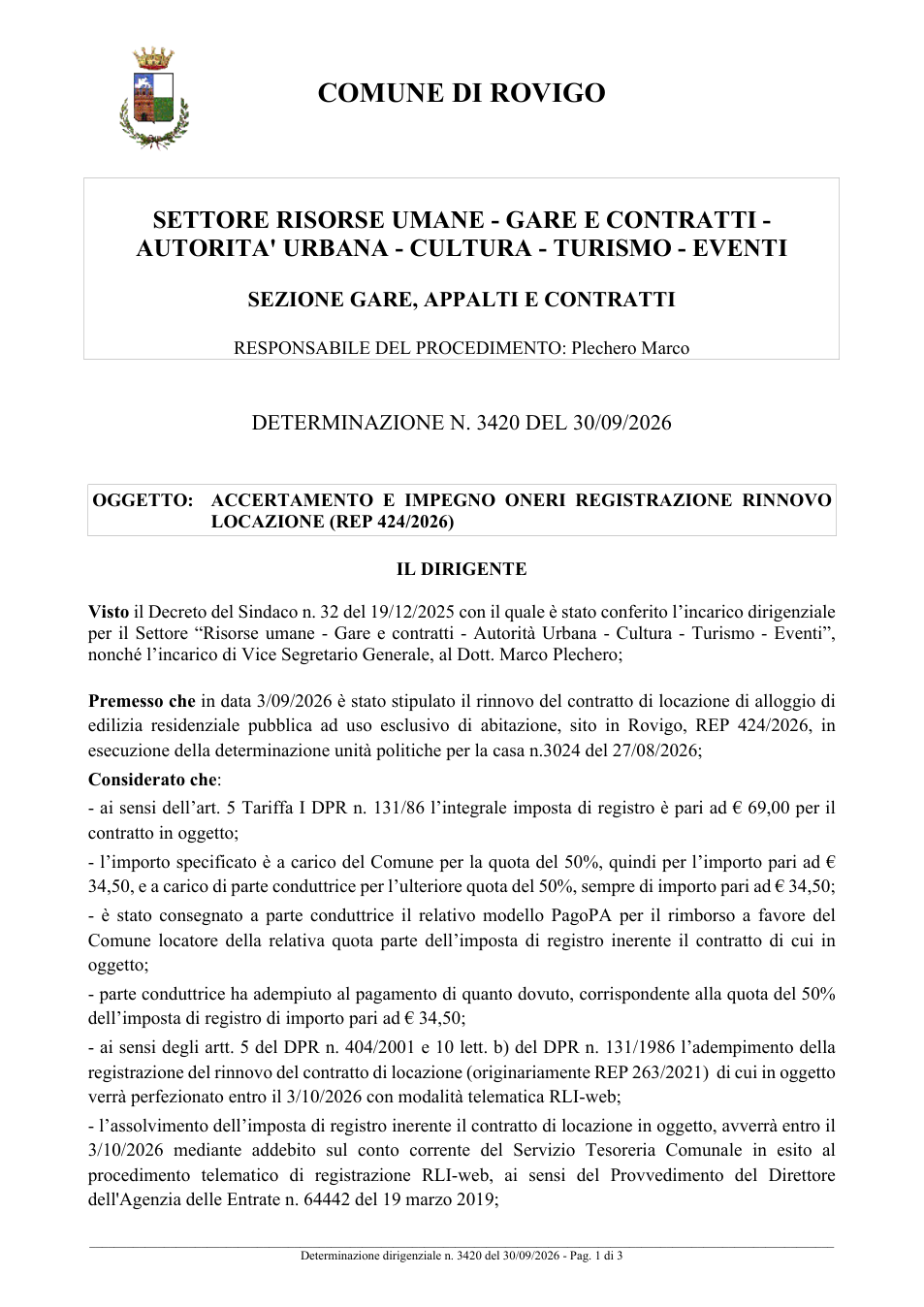 Pagina 1 del documento