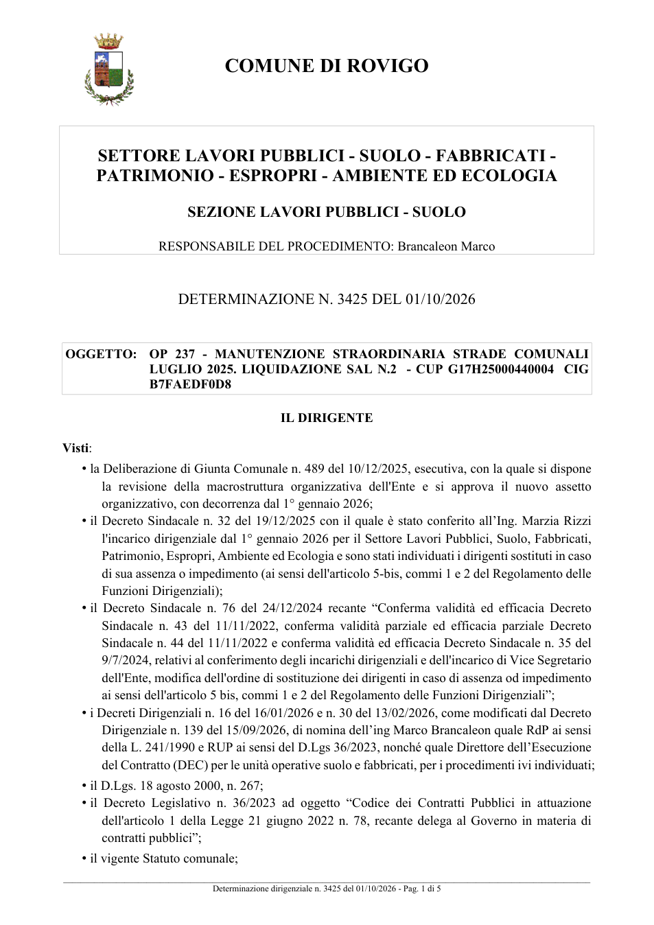 Pagina 1 del documento