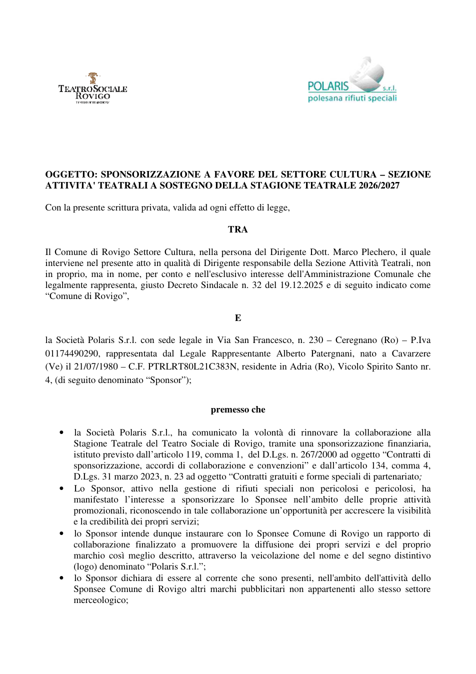 Pagina 1 del documento