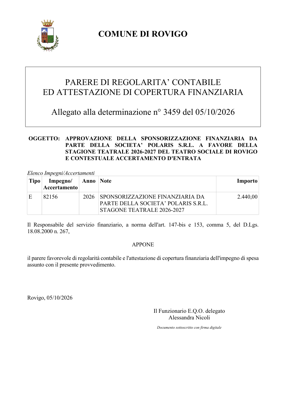 Pagina 1 del documento