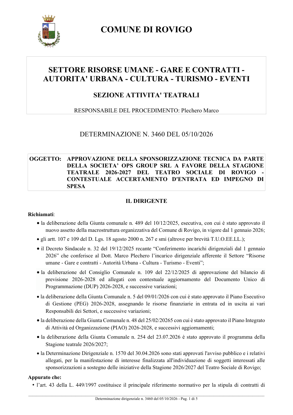 Pagina 1 del documento