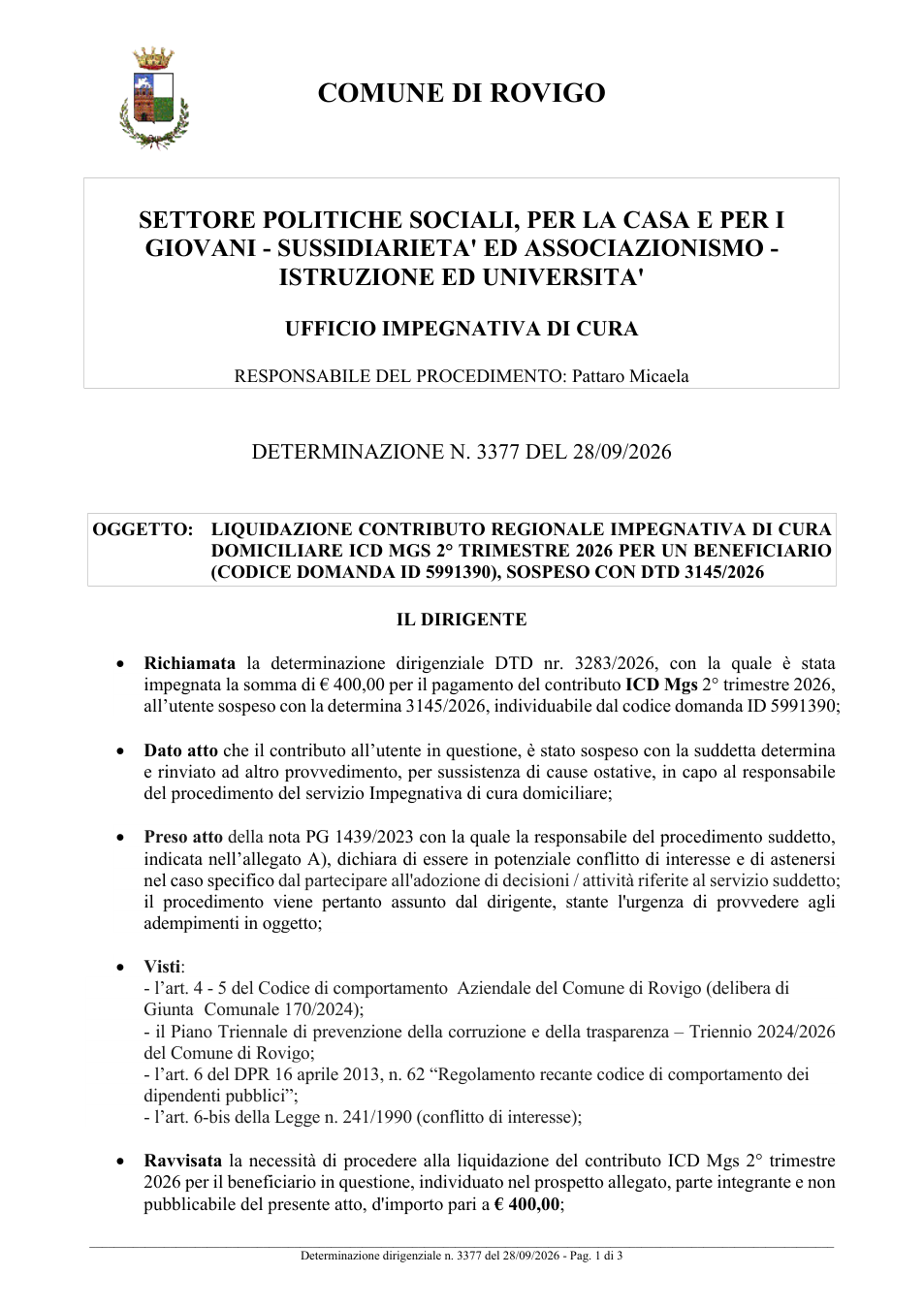 Pagina 1 del documento