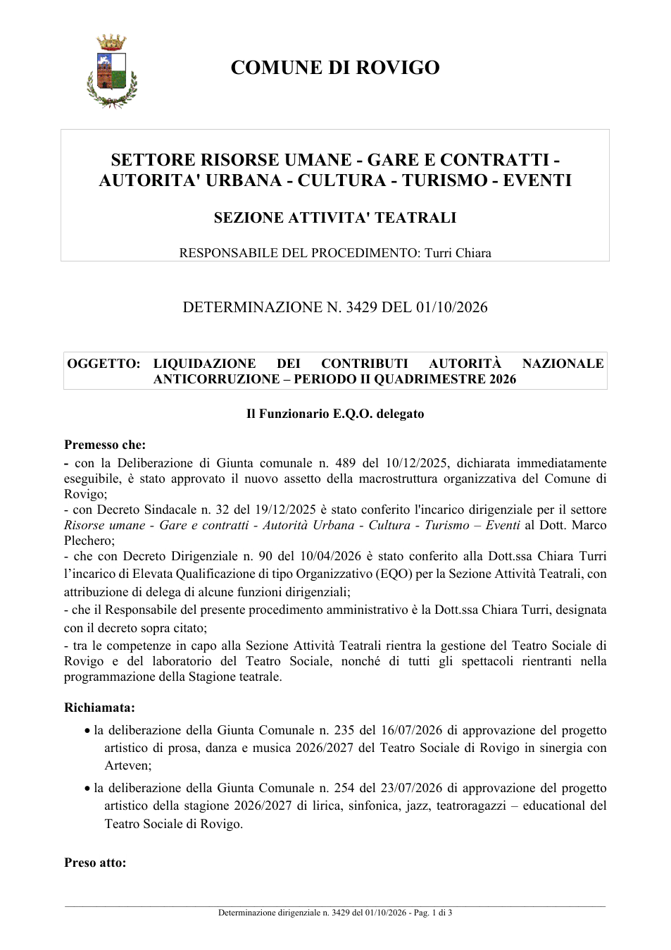 Pagina 1 del documento