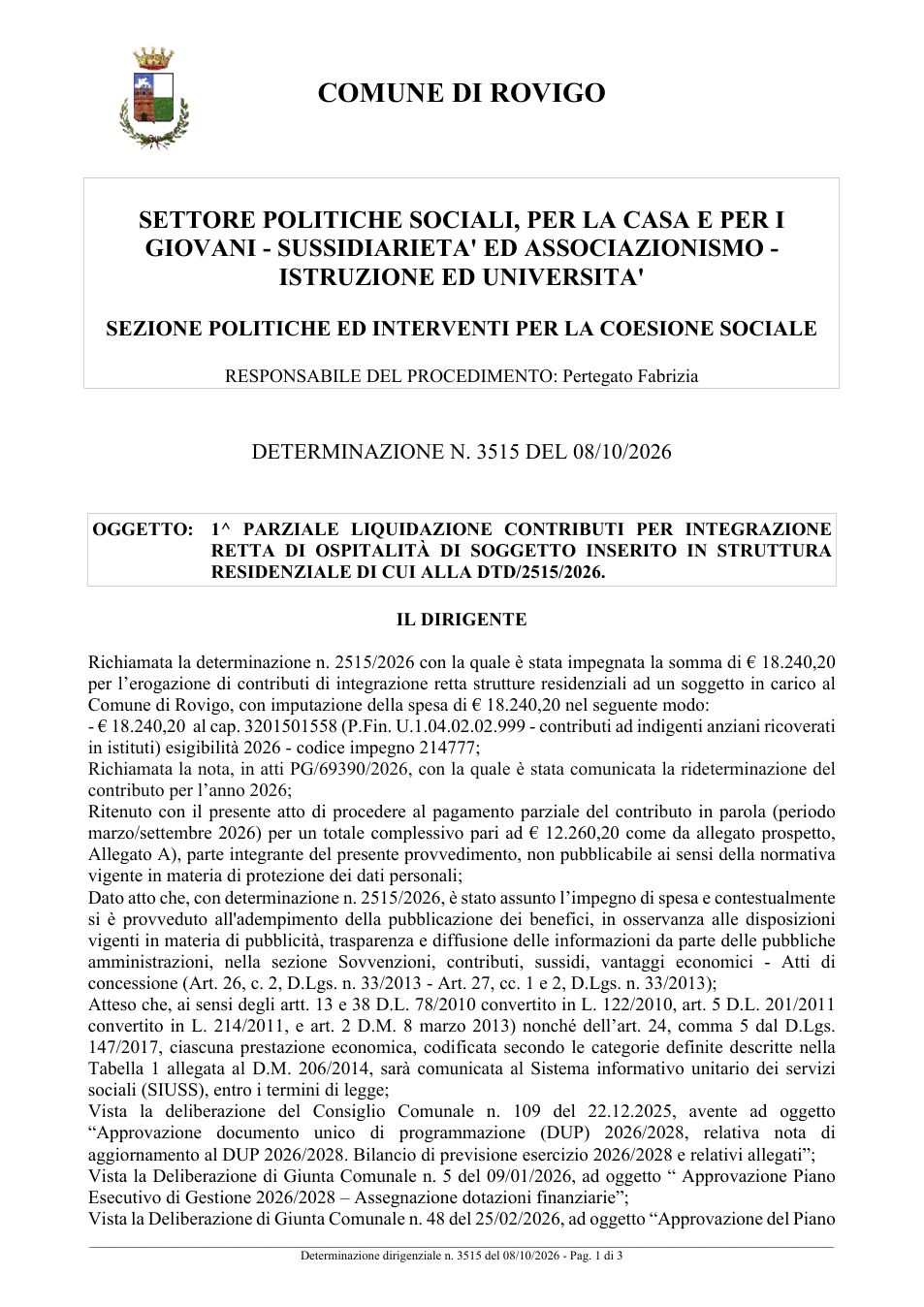 Pagina 1 del documento
