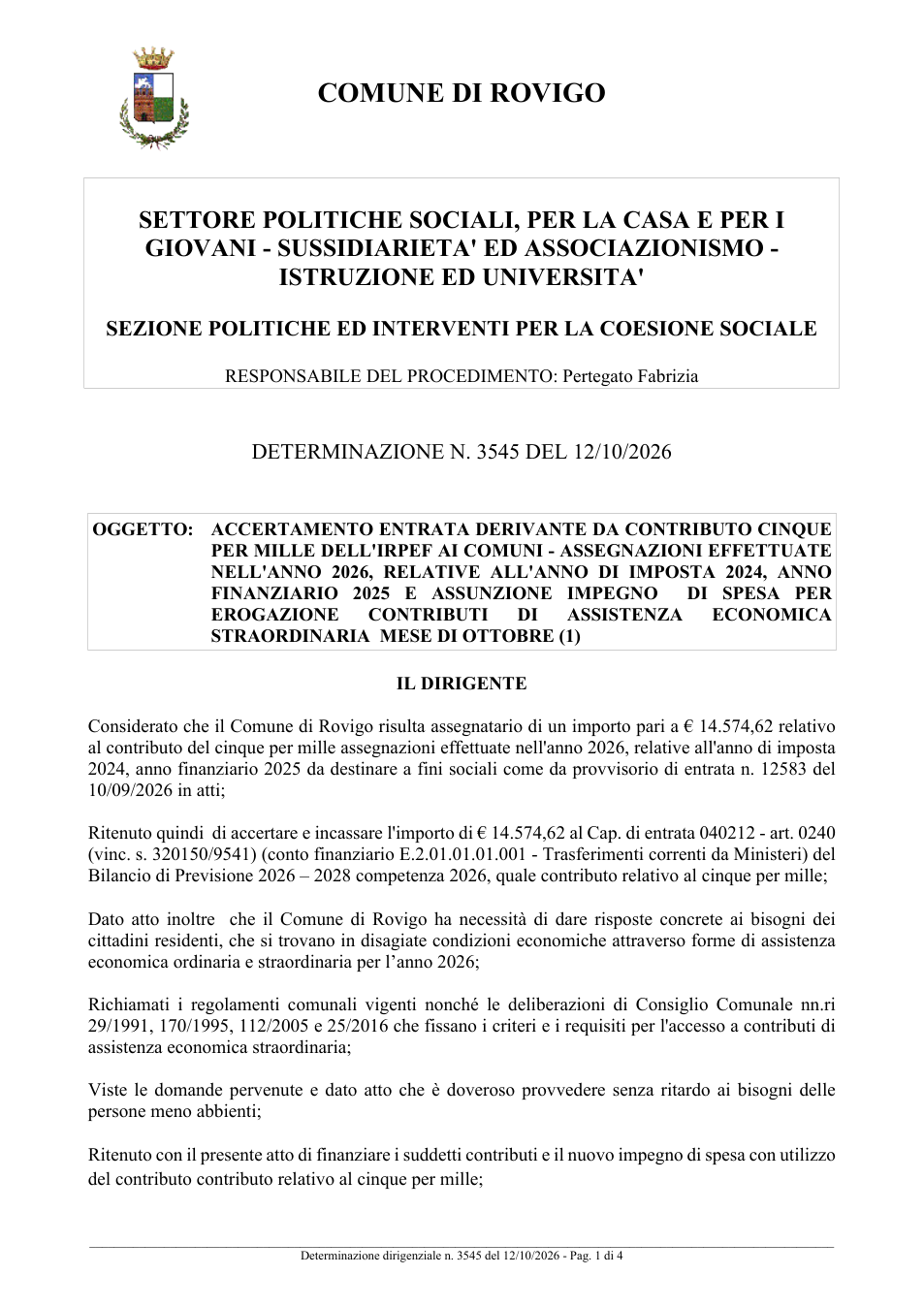 Pagina 1 del documento