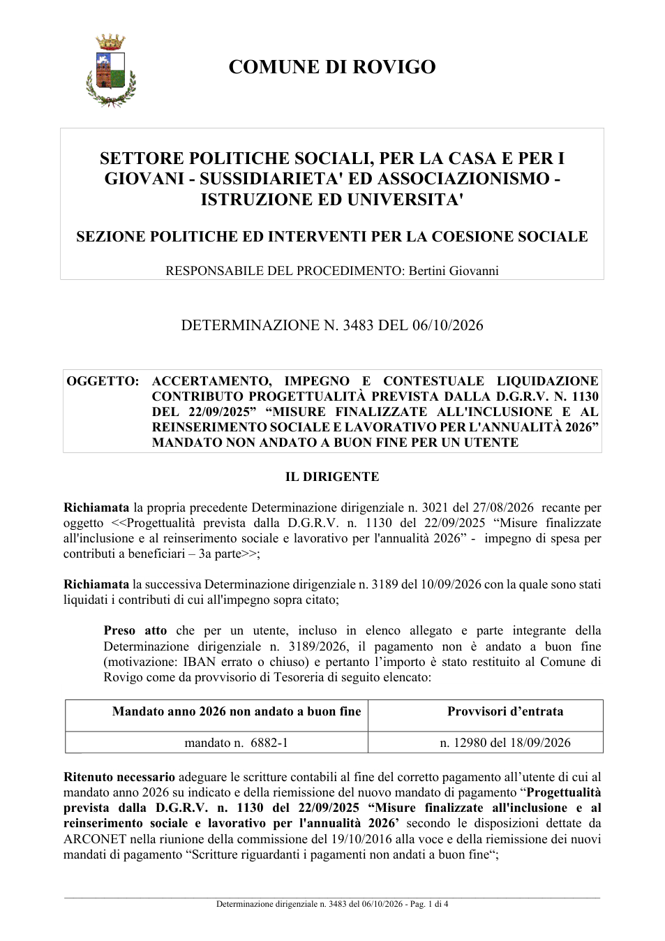Pagina 1 del documento
