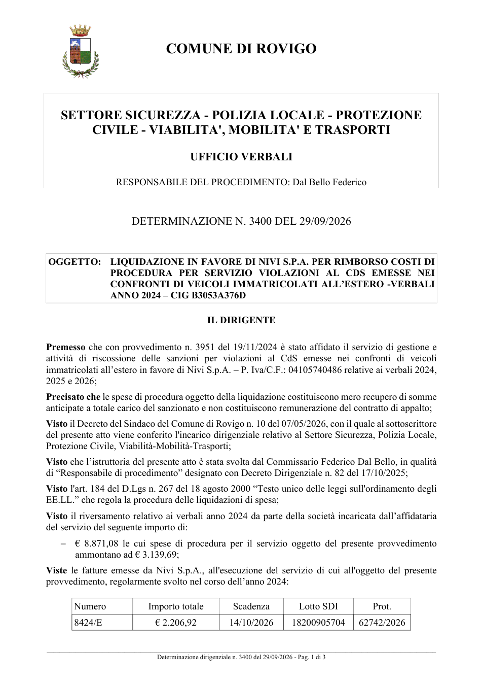 Pagina 1 del documento