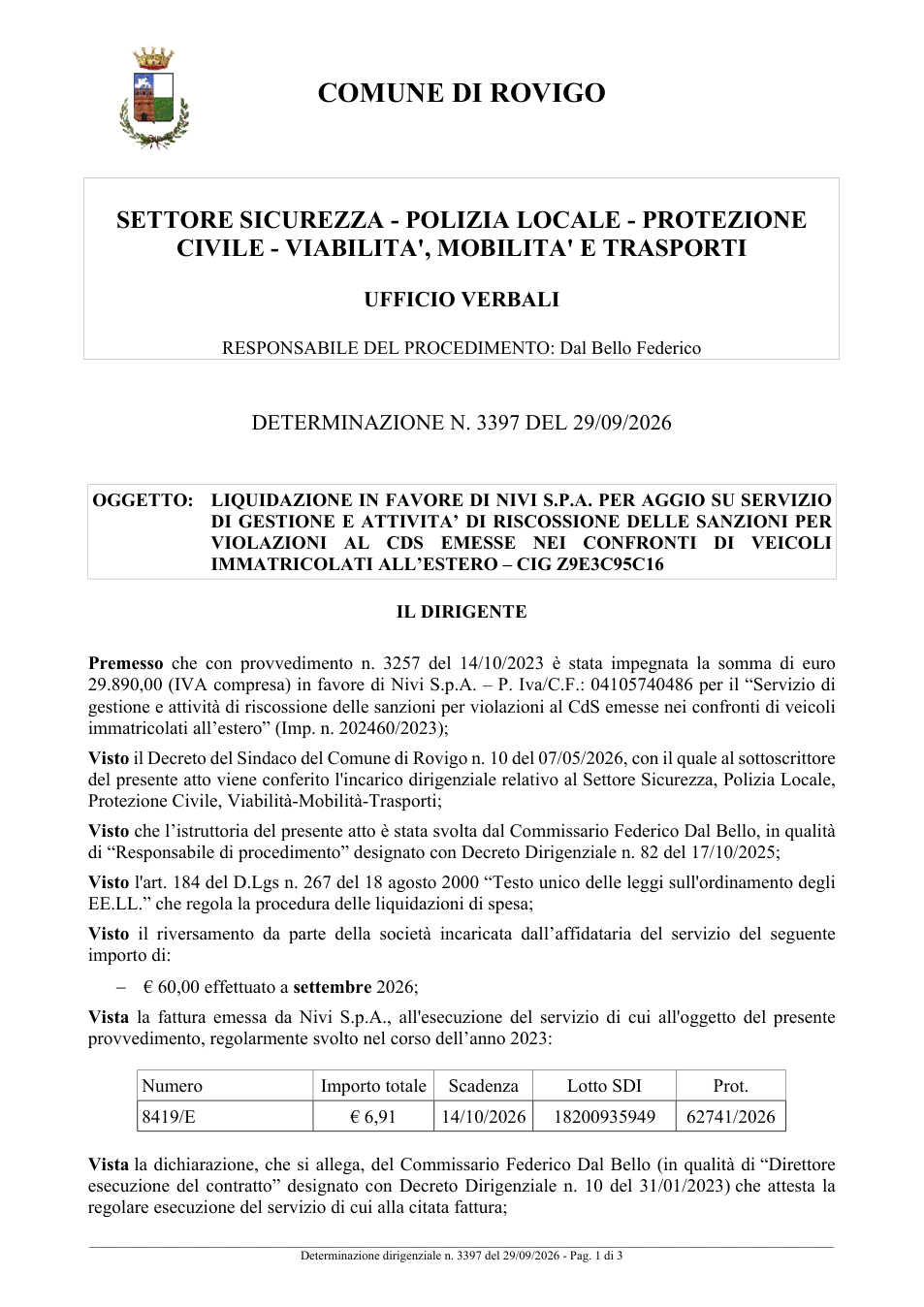 Pagina 1 del documento