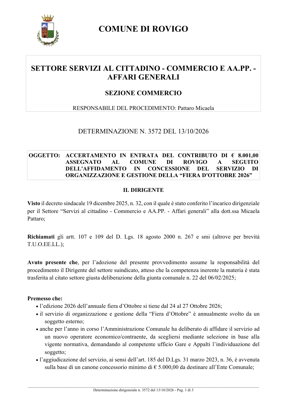 Pagina 1 del documento