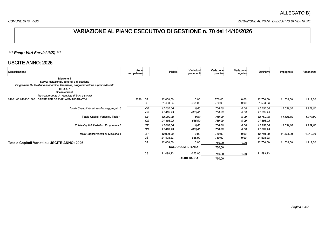 Pagina 1 del documento
