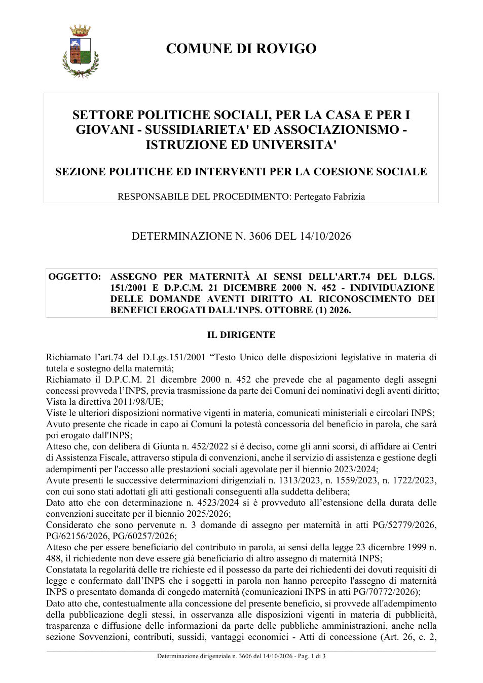 Pagina 1 del documento