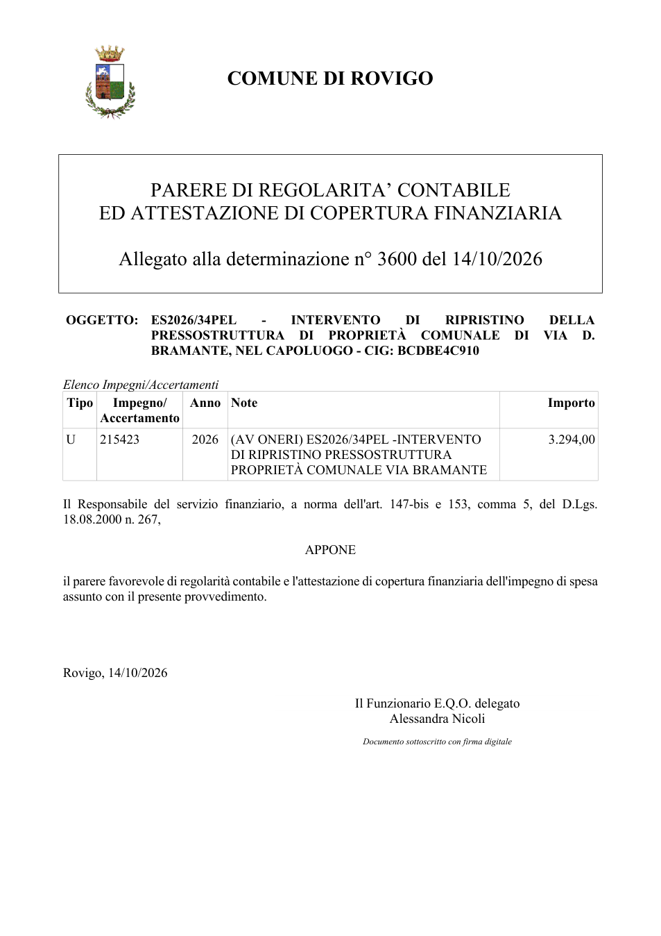 Pagina 1 del documento