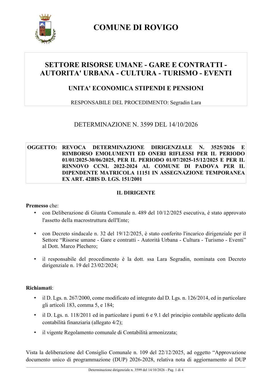 Pagina 1 del documento