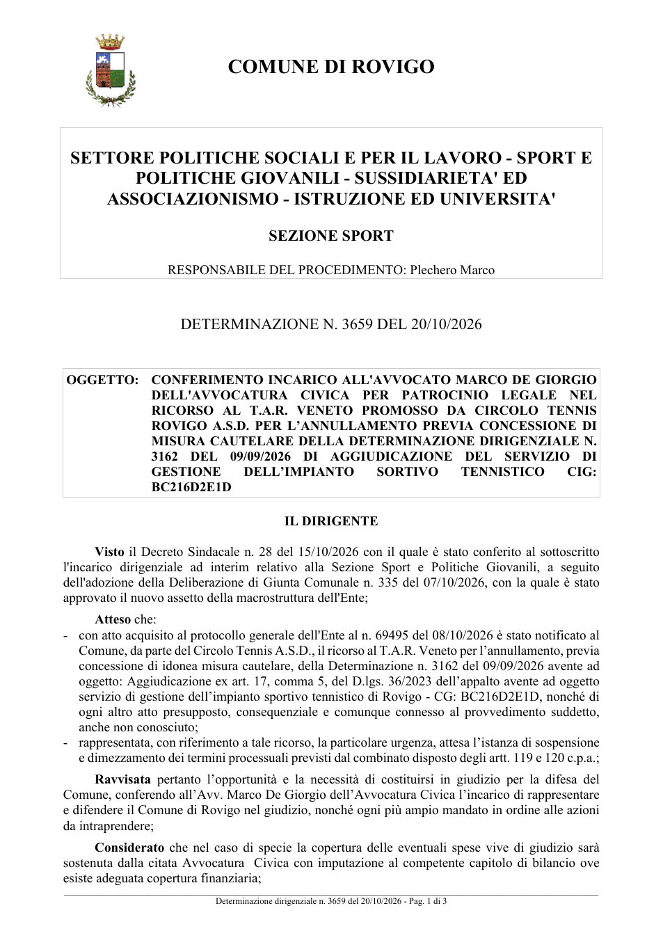 Pagina 1 del documento