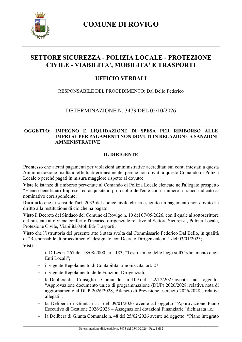 Pagina 1 del documento