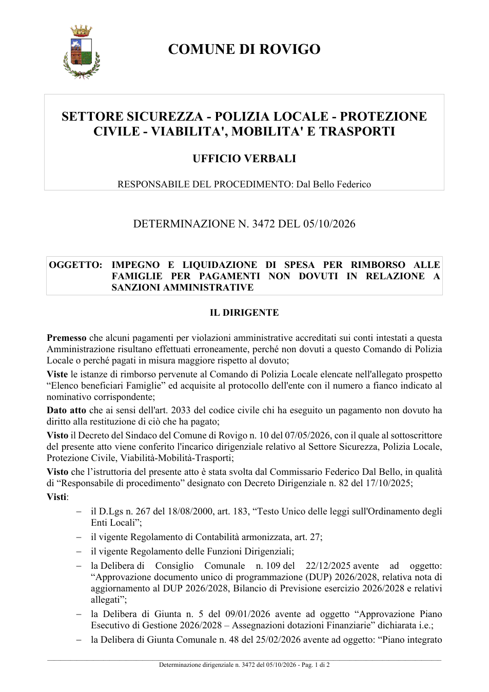 Pagina 1 del documento