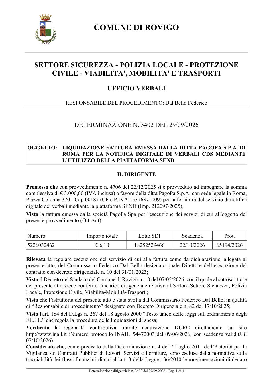 Pagina 1 del documento