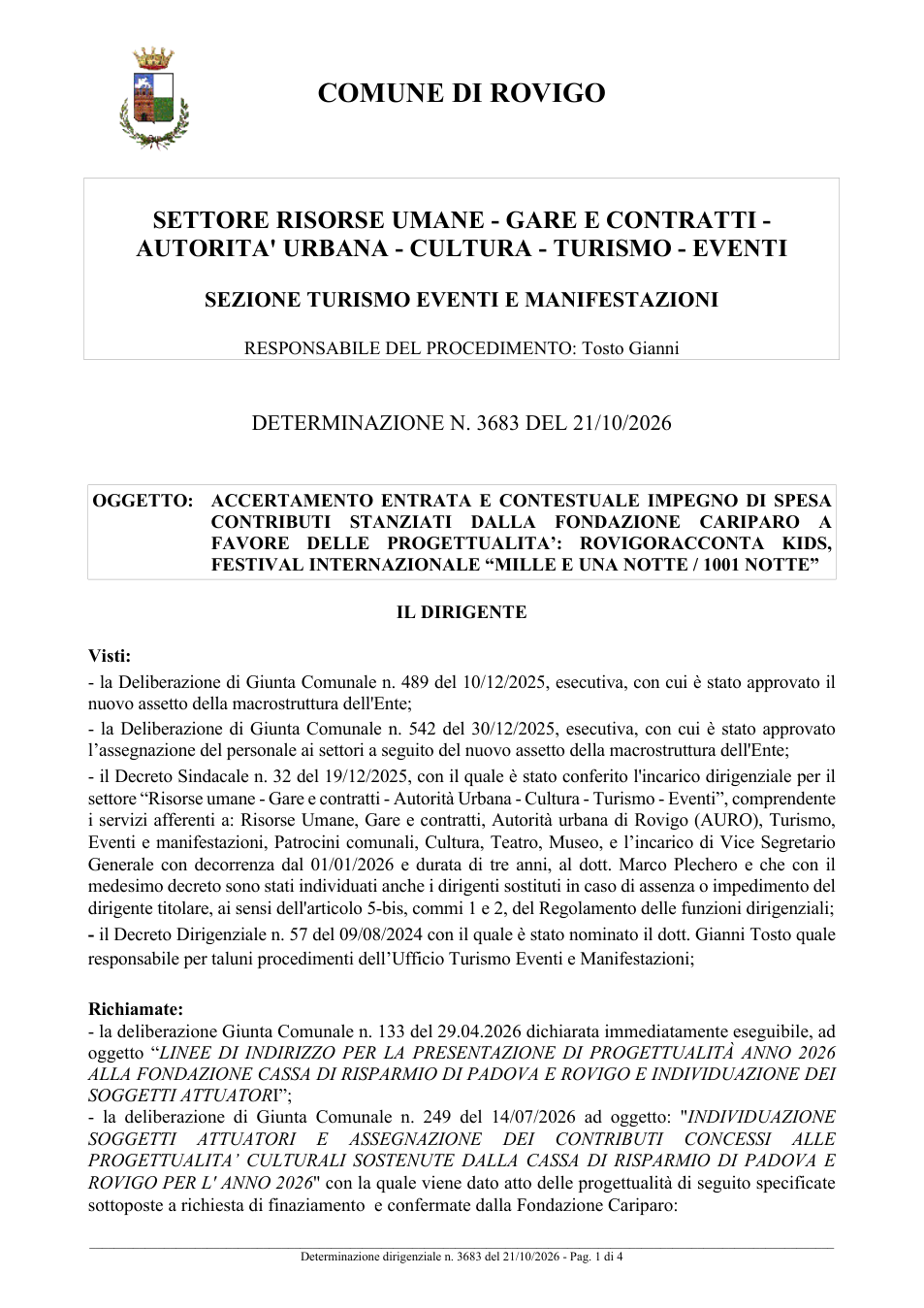Pagina 1 del documento