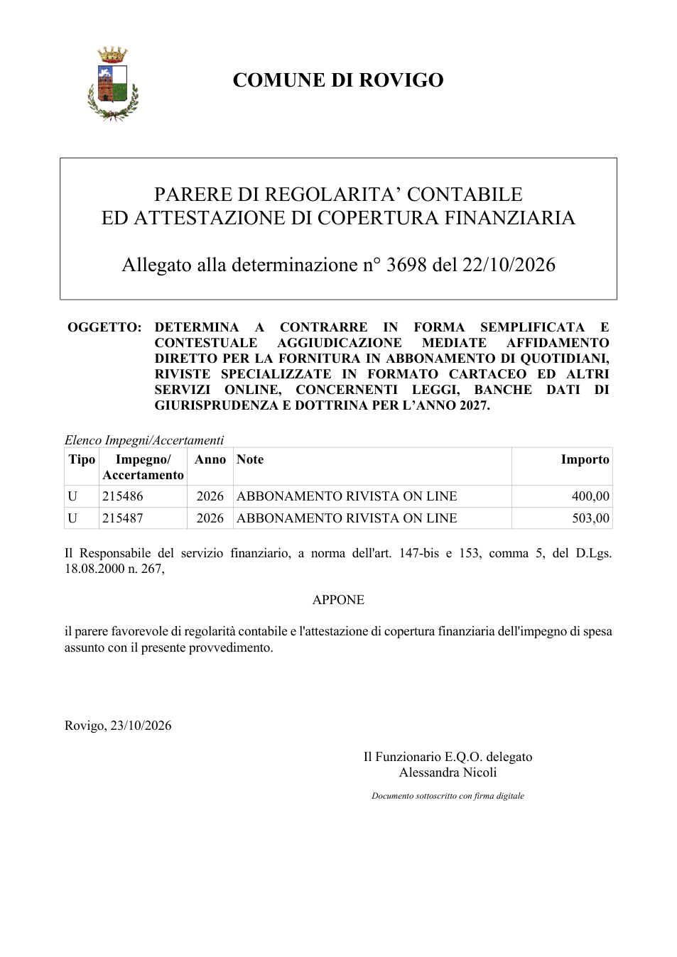 Pagina 1 del documento