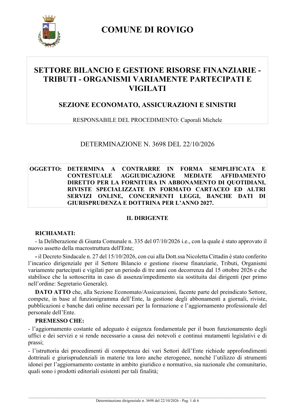 Pagina 1 del documento