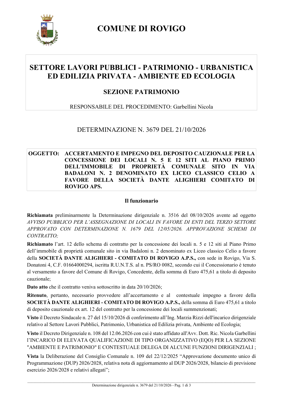 Pagina 1 del documento