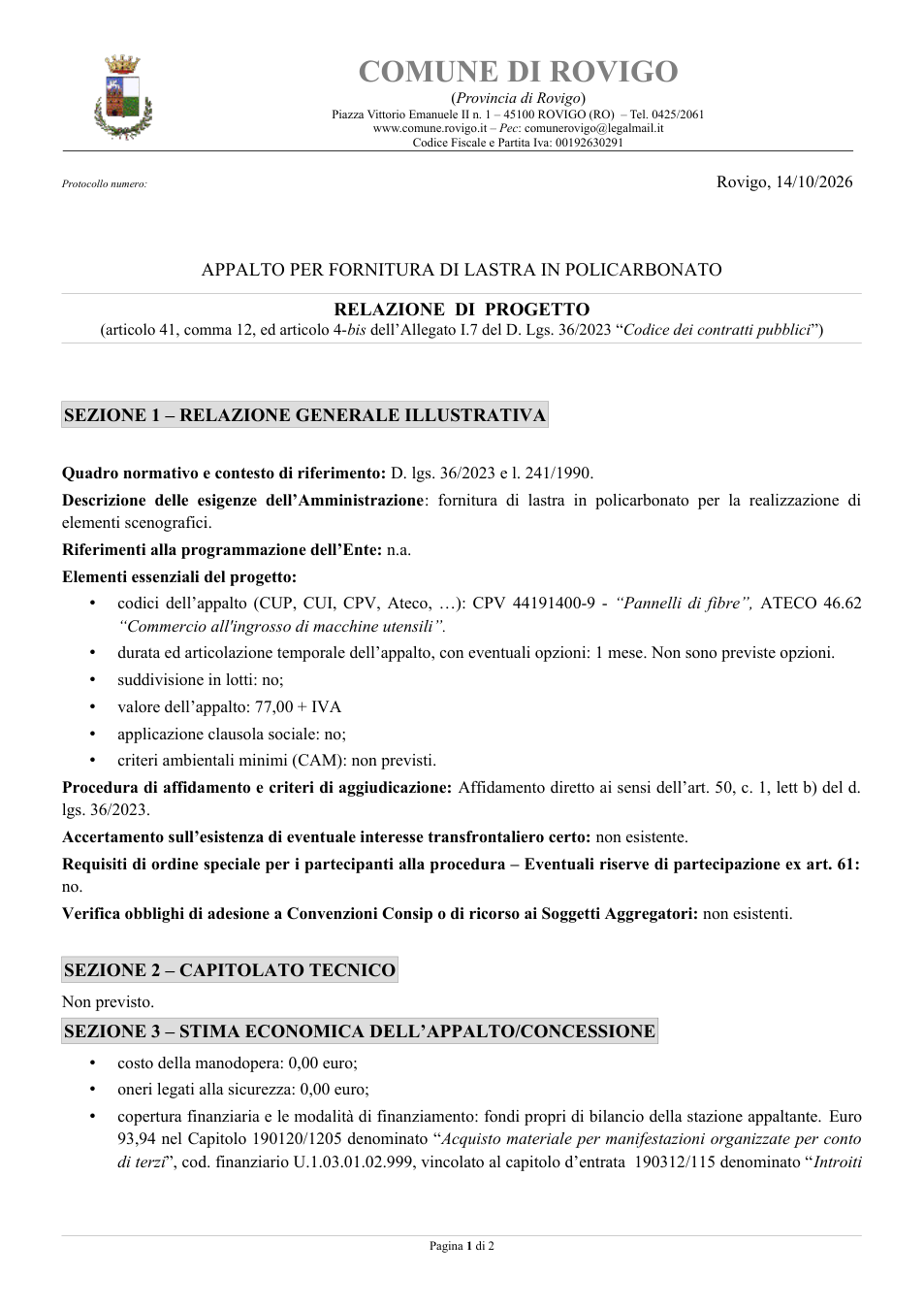 Pagina 1 del documento