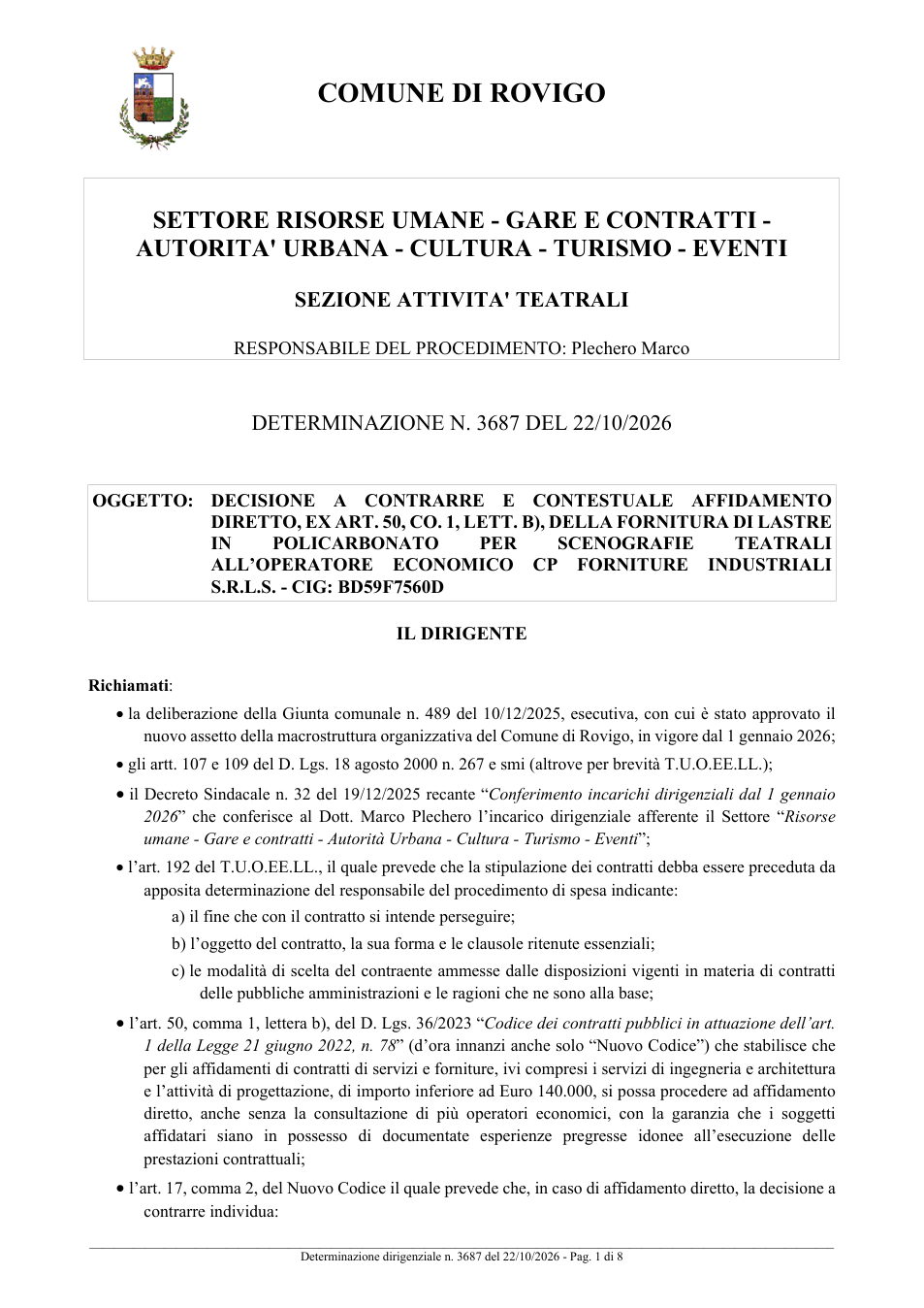 Pagina 1 del documento