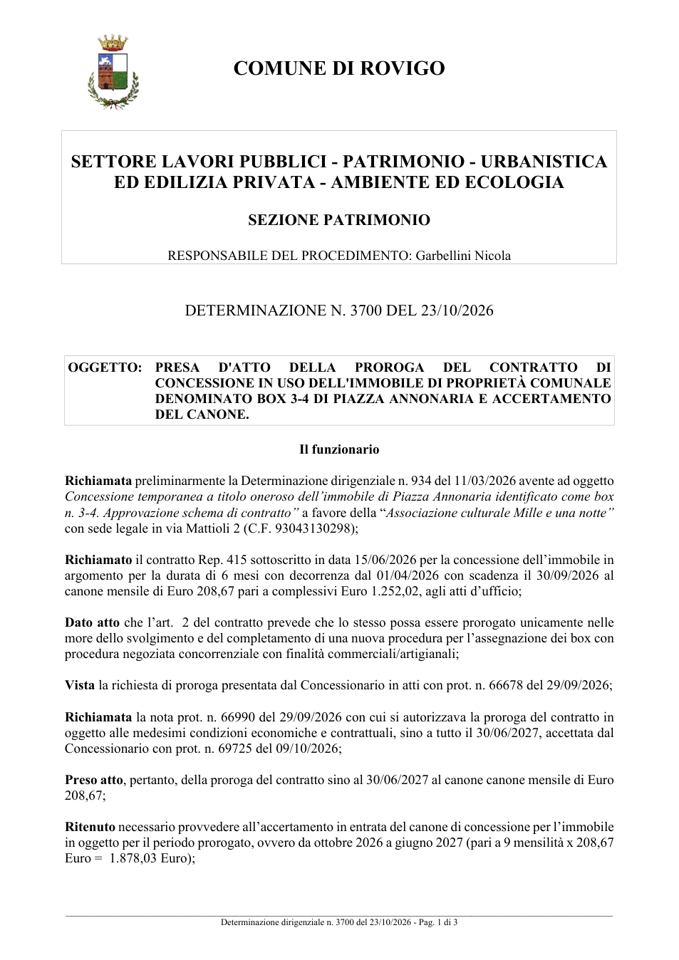 Pagina 1 del documento