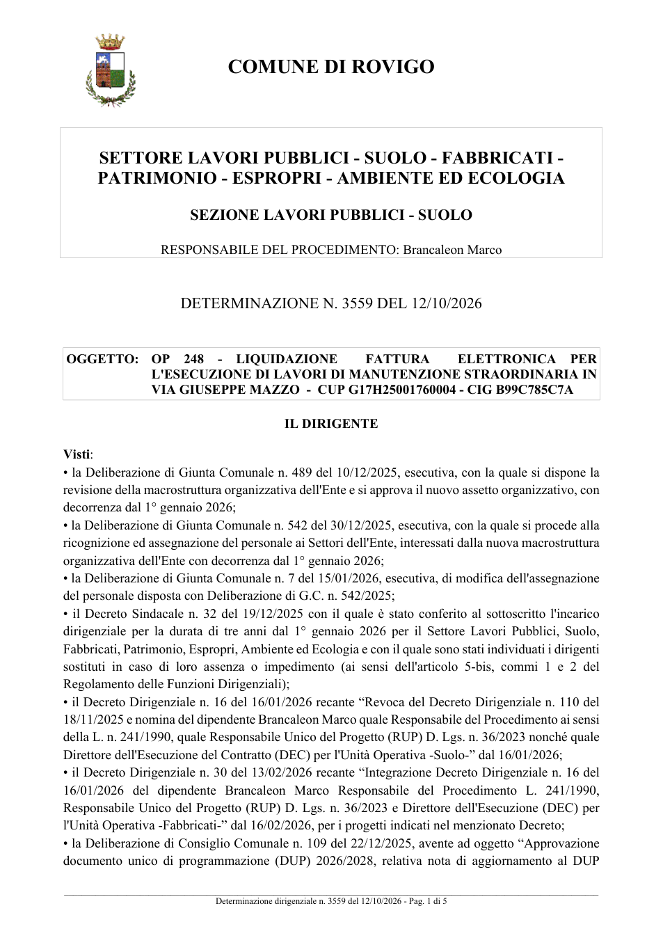 Pagina 1 del documento