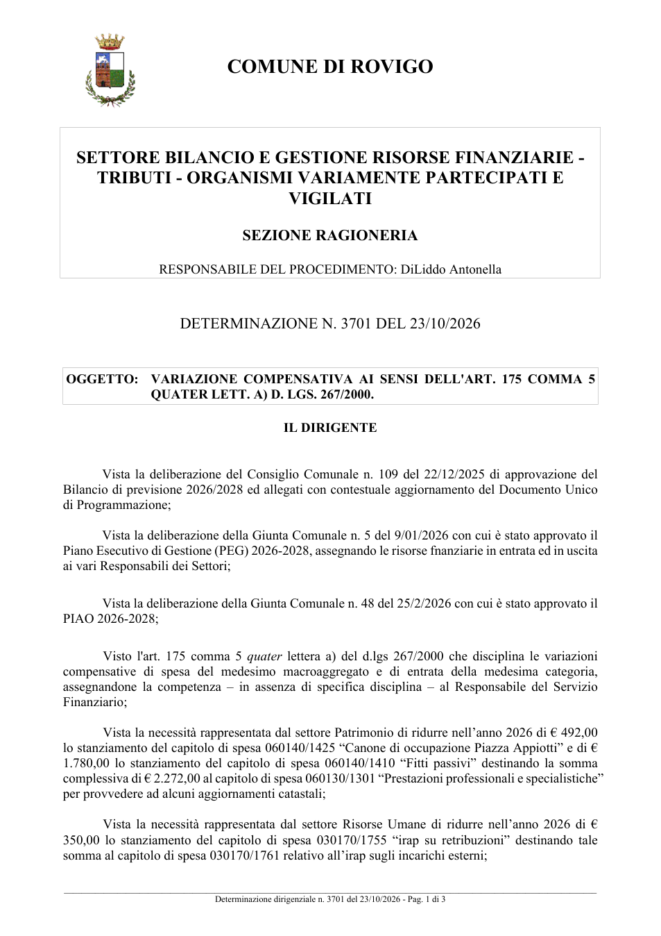 Pagina 1 del documento