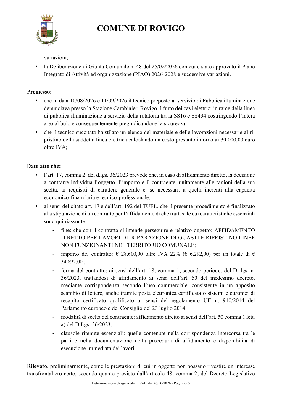 Pagina 2 del documento