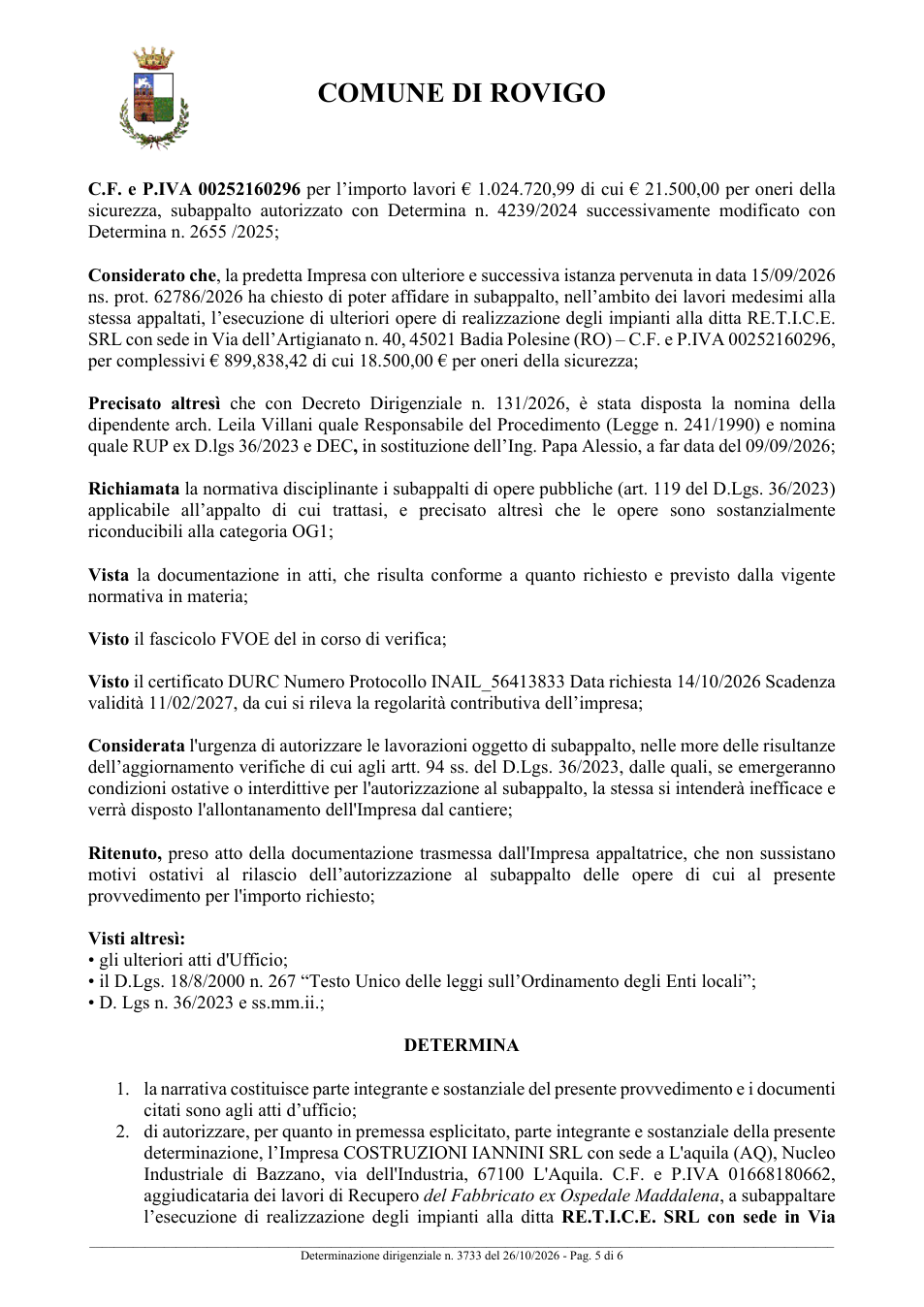Pagina 5 del documento