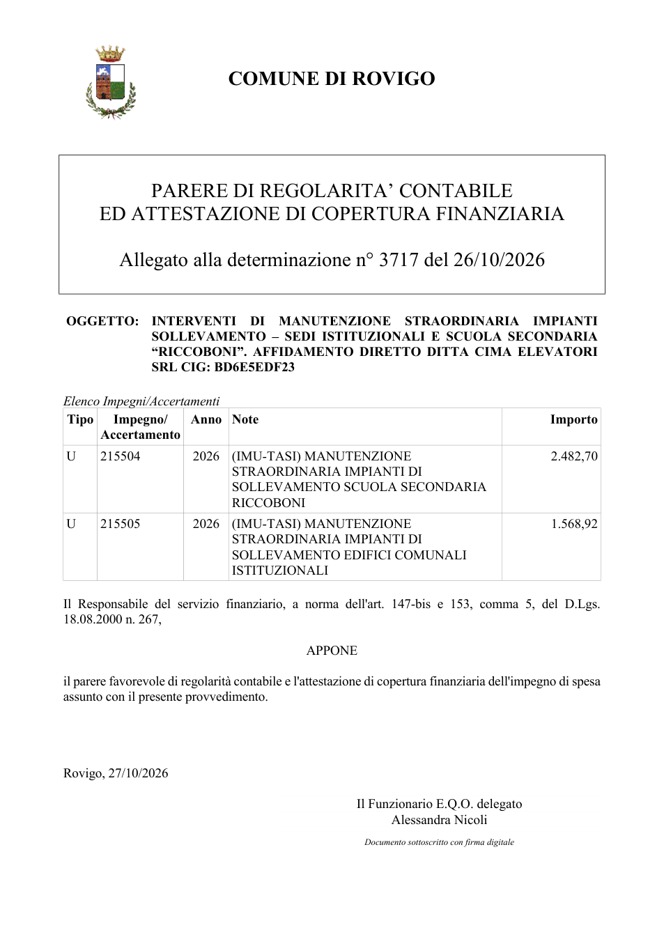 Pagina 1 del documento