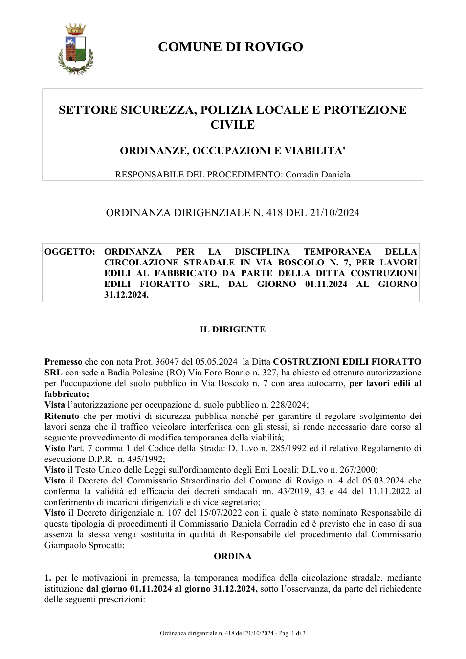 Pagina 1 del documento