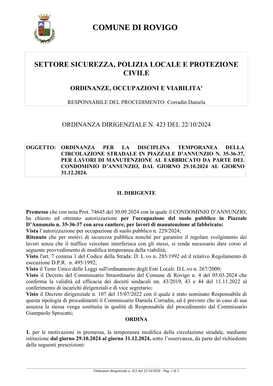 Pagina 1 del documento