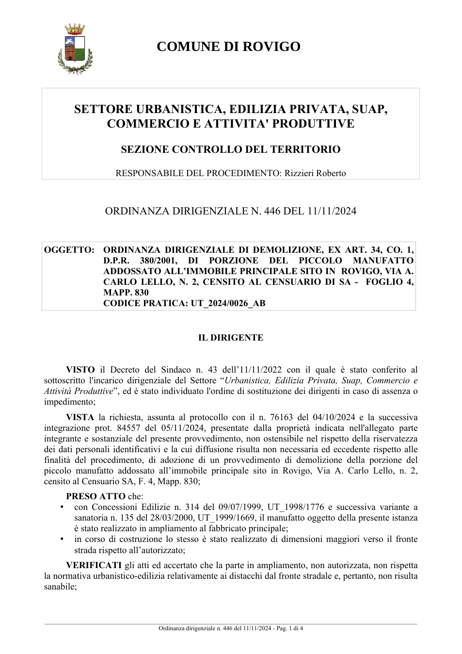 Pagina 1 del documento