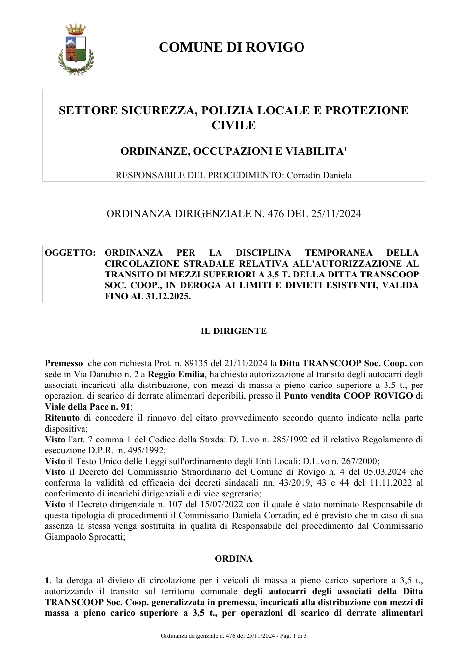 Pagina 1 del documento