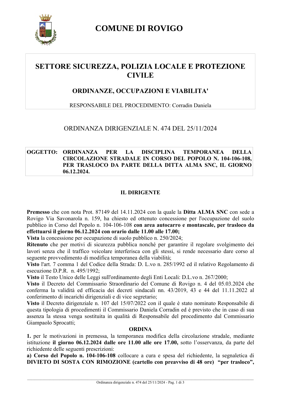 Pagina 1 del documento