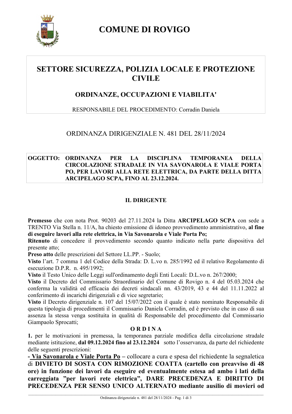 Pagina 1 del documento