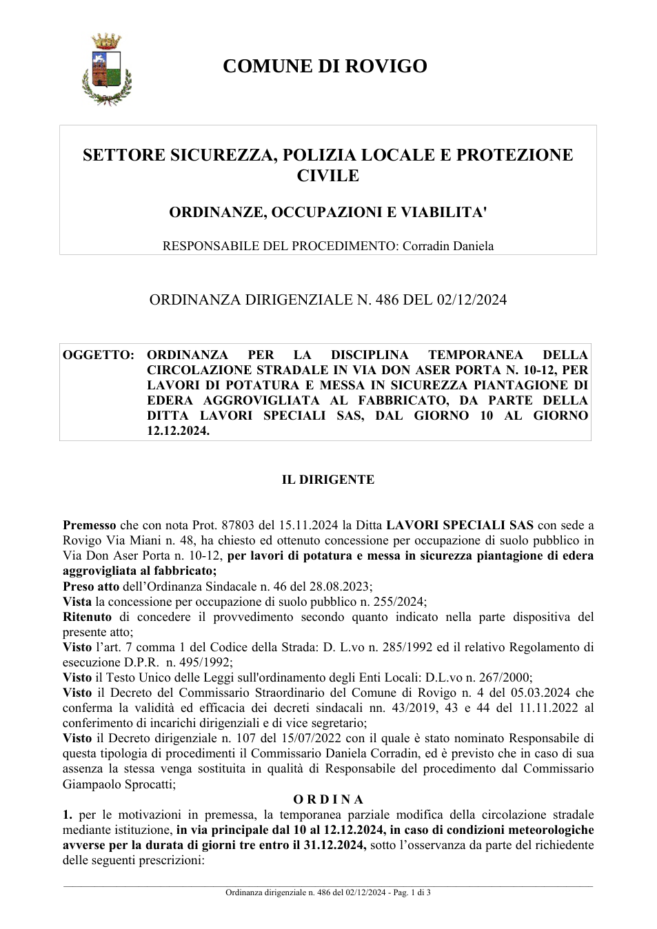 Pagina 1 del documento
