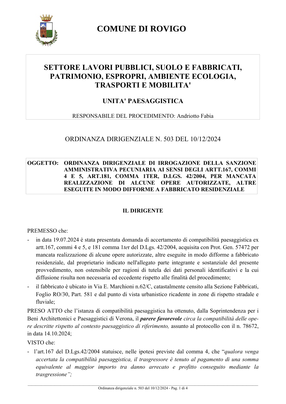 Pagina 1 del documento