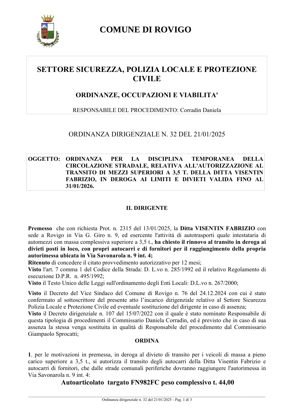 Pagina 1 del documento