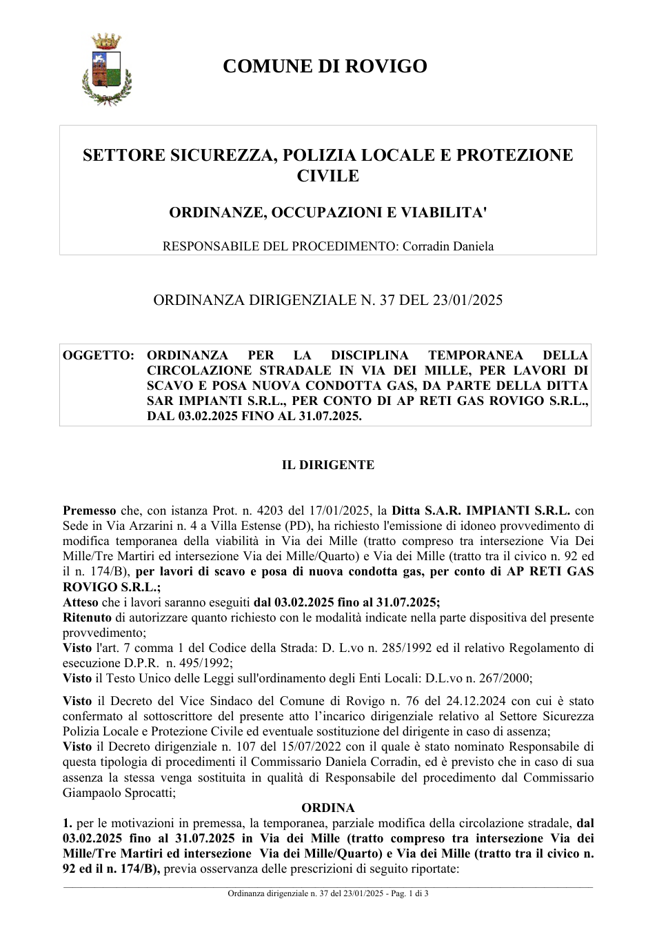 Pagina 1 del documento