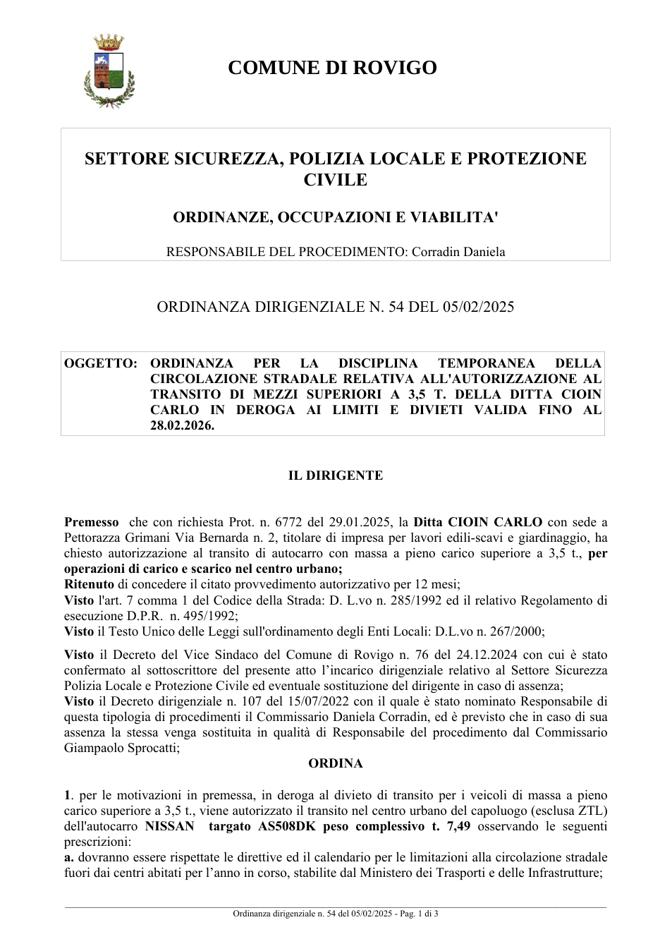 Pagina 1 del documento