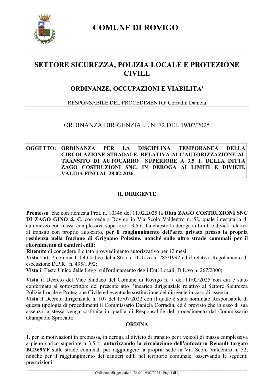 Pagina 1 del documento