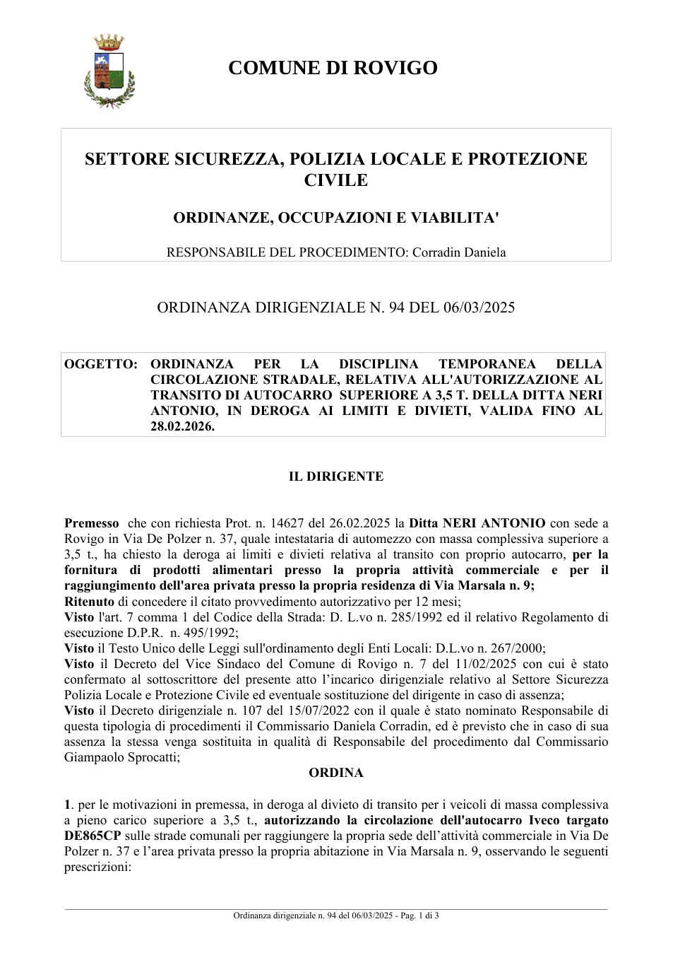 Pagina 1 del documento